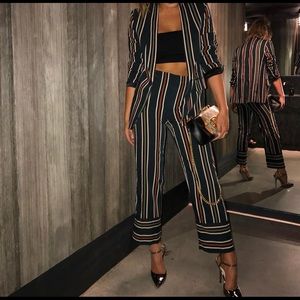 Zara Striped Trousers